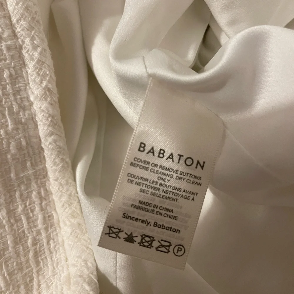 Babaton White Textured Blazer - Picture 12 of 13